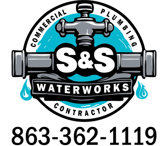 S&S Waterworks commercial plumbing contractor logo - 863-362-1119